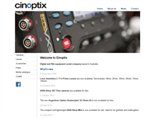 Tablet Screenshot of cinoptix.com.au